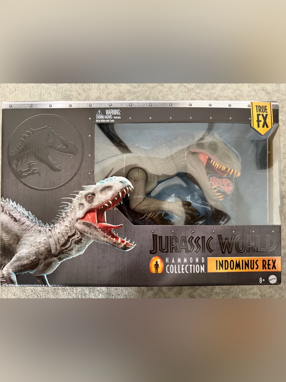 Jurassic World Hammond Collection Indominus Rex Figure - Gray